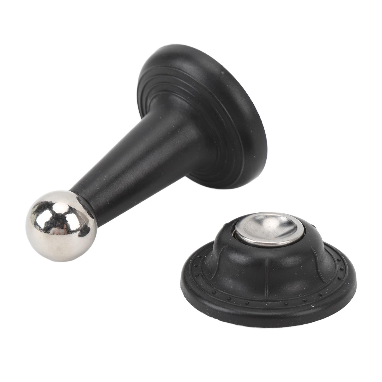 

1 Pair RV Door Holder Silent Stainless Steel Magnetic Baggage Door Catch for Motorhome Travel чёрный