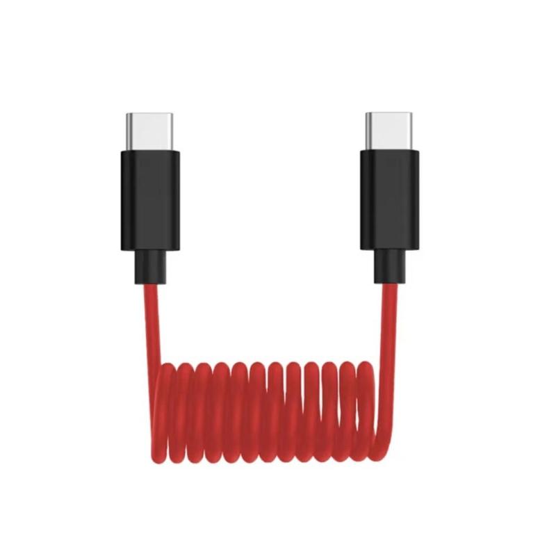 Portable USB C Mic Cable Type C/3.5mm TRS/TRRS Plugs Coiled Cable for Phone Tablet Camera for Quality Sound Recording