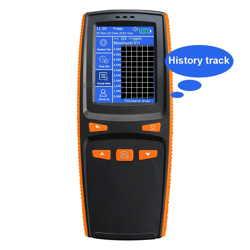 Portable Ozone Analyzer Multifunctional O3 Ozone Meter Air Detector Intelligent Sensor Ozone Meter Air Quality