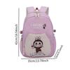 Children Backpack Cartoon Zipper Oxford Cloth Lightweight Travel Bag Daypack