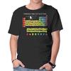 T-shirt Unisex Girocollo Tavola Periodica Dei Gattini Grafica Manica Corta Maglietta Casual