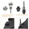 7PCS Metal Transmission Oil Change Filling Tool, Compatible With Mercedes Benz 725.0 8-Speed 9-Speed Transmission, With 9-Speed Hybrid Fuel Filler