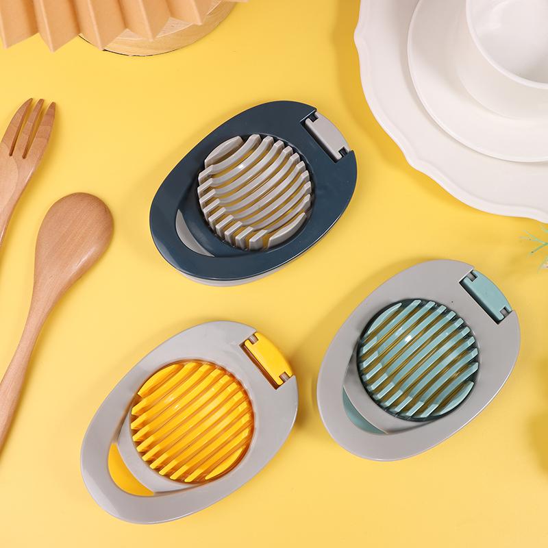 1Pc Multipurpose Stainless Steel Wire Egg Slicer For Hard Boiled Eggs Metal Egg Cutter Fruit Garnish Slicer Kitchen Gadgets