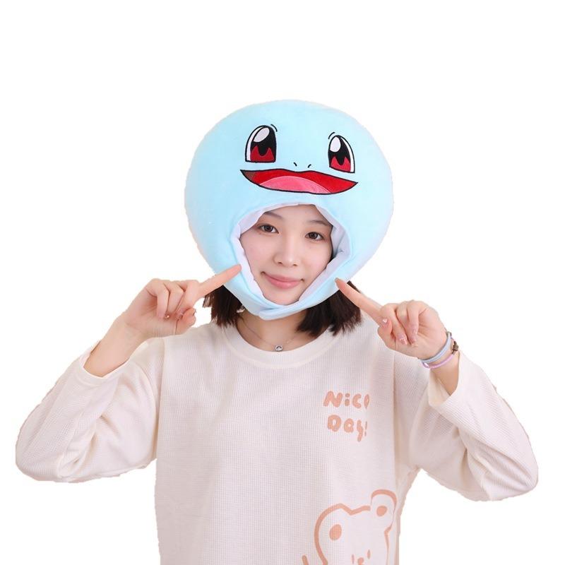 Mit Baumwolle gefüllte Schildkröten-Kapuzenmütze, Foto-Requisiten, Foto-Requisiten, Cartoon-Kopfbedeckung, Performance-Requisiten