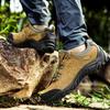 Paar Bergsteigen Outdoor-Schuhe Niedrig geschnitten Wildleder Frühling und Herbst Rutschfest Große Größen Wandern Offroad Sneaker