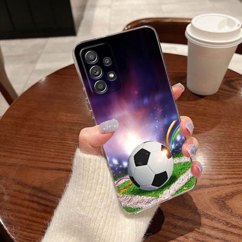 Football Soccer Ball Fire Un Rayo Phone Case For Samsung Galaxy A56 A57 A37 A55 A54 A36 A35 A25 A16 A17 A07 A52 A34 A21s Cover