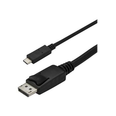 USB Typ-C auf DisplayPort Adapterkabel - STARTECH.COM - 1 m - 4K - 60 Hz - Schwarz