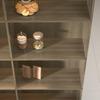 JSEVEM Wood Grain Wallpaper 40x500cm Gray Matte Vinyl Waterproof Oil-Resistant Living
