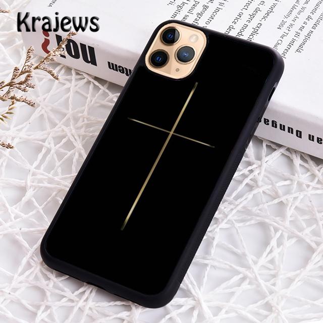 Krajews God Jesus Christ Christian Phone Case Cover For iPhone 17 Air 16 15 14 plus 11 12 13 pro max coque Shell Fundas