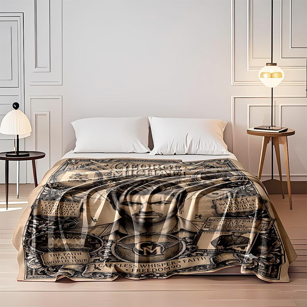 Legendary Pop Icon Blanket for all seasons blanket lunch break throw gift