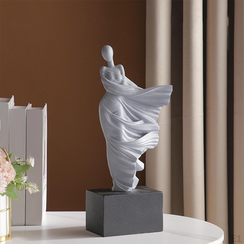 Modern Women Statue Sculpture Figurine Artwork for