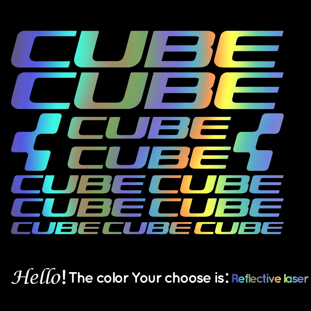 

Наклейки на раму велосипеда CUBE Наклейки для велосипеда Аксесуари Наклейка на кузов велосипеда Cube для шосейного катання Вінілова наклейка 34cm X 26cm