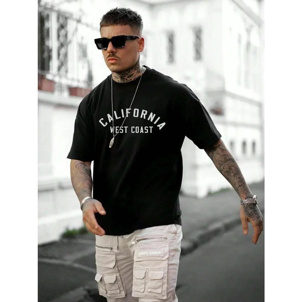 Mens Cotton T-Shirt Personality Vintage Casual Tops All-math Oversize Tee Clothing Man Short Sleeve  Harajuku Redtube