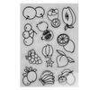 8pcs Fruit Vegetable Pattern Heat Shrink Sheet BOPS Shrink Plastic Sheets  DIY Pendant