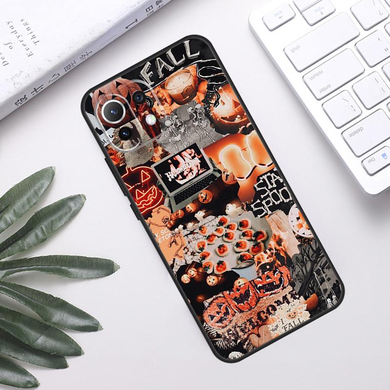 Halloween Aesthetic Case For POCO F5 X3 X5 Pro F3 F4 GT M5s C40 Back Cover For Xiaomi 13 12 Lite 11T 12T Pro 12X