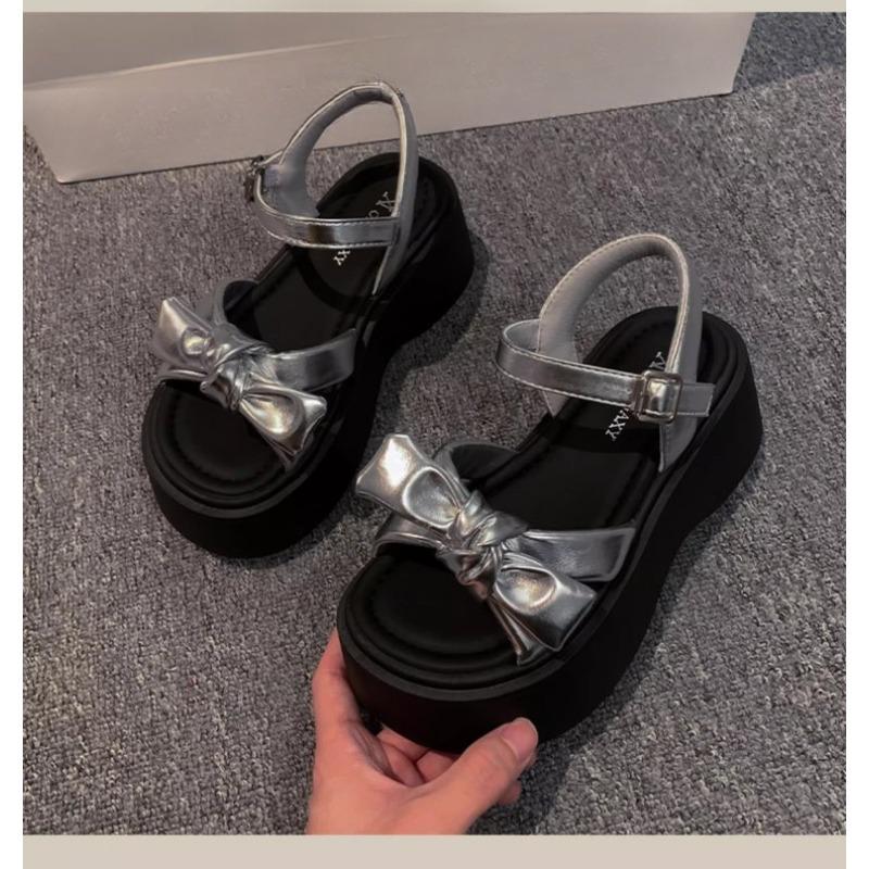 Thick-soled Women's Shoes Height-increasing and Versatile Beach Sandals