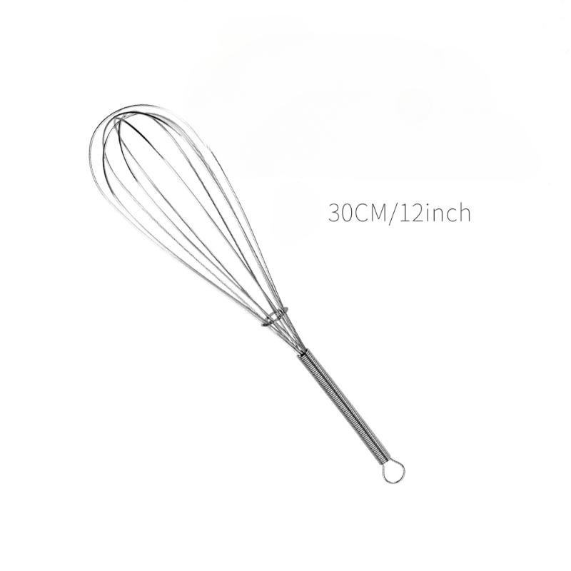 Ruční nerezový šlehač na vejce Mini šlehač Ručně vyrobený Whiskey Káva Smetana Koláč Drátová metla Mixér Pečicí nástroj Příslušenství