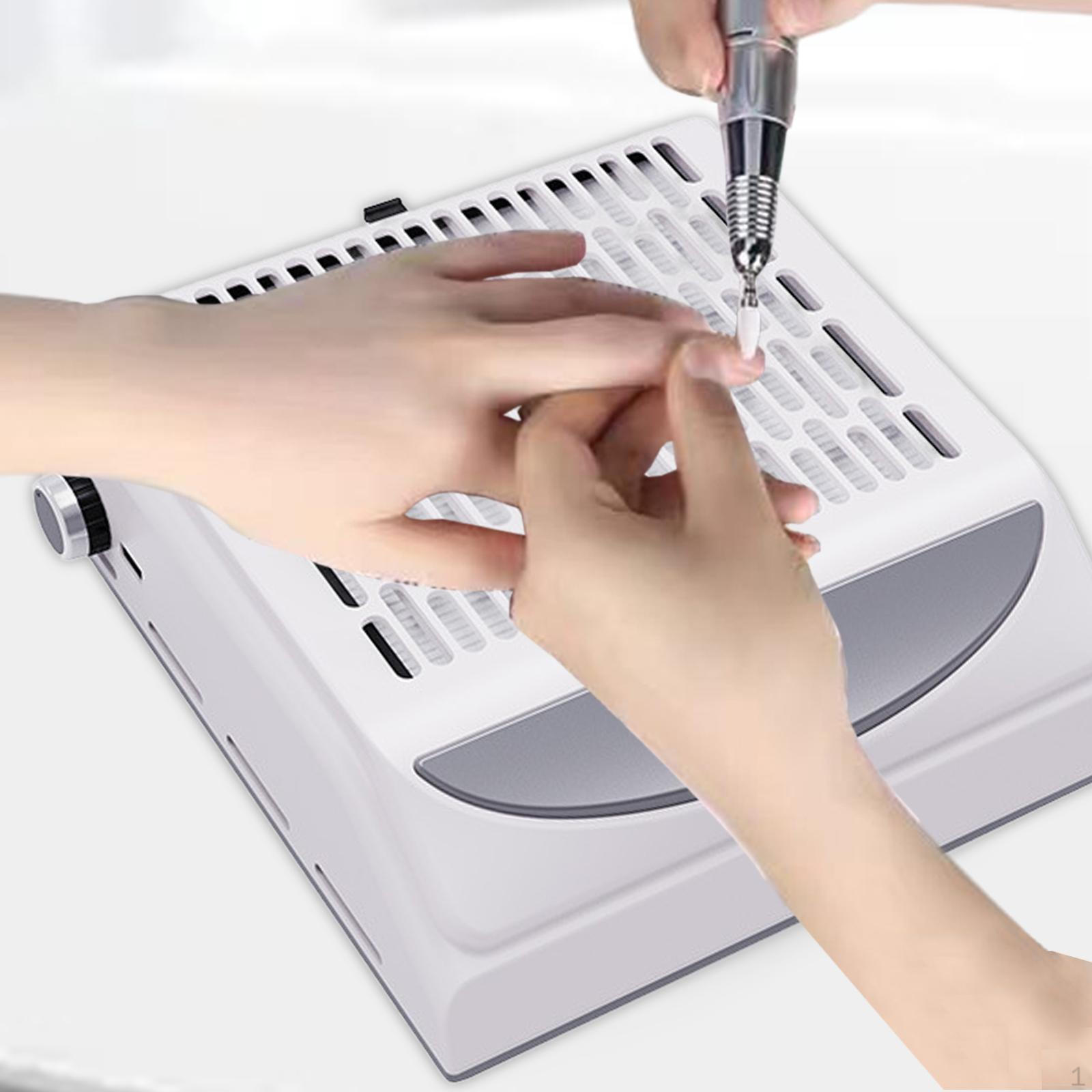 

Электрический пылесос для ногтей 100 Вт, многоразовый, удобный пылесос для ногтей, черный белый