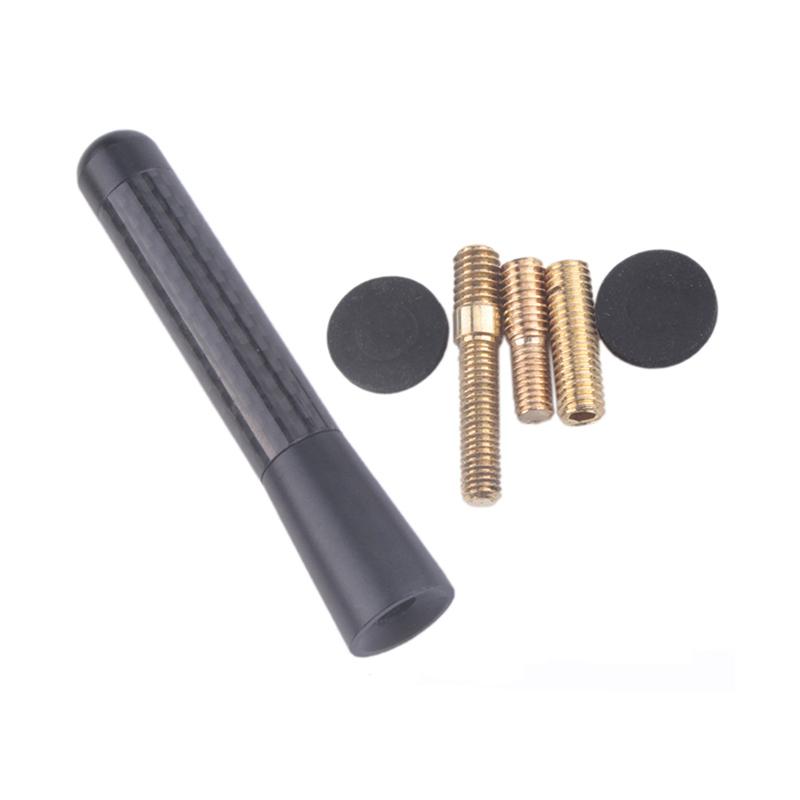 Car Roof Antenna Carbon Fiber 8cm Short Stubby Mast Antenna For VW Polo Passat B5 B6 B7 B8 CC GOLF Vento Arteon