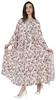Moomaya Printed Sleep Loungewear For Women Kimono Sleeves Kaftan Resort Dress  Maternity