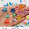 Luminous Cute Animal Mini Ornaments: Turtle, Bear, Rabbit - Handmade Glowing Accessories
