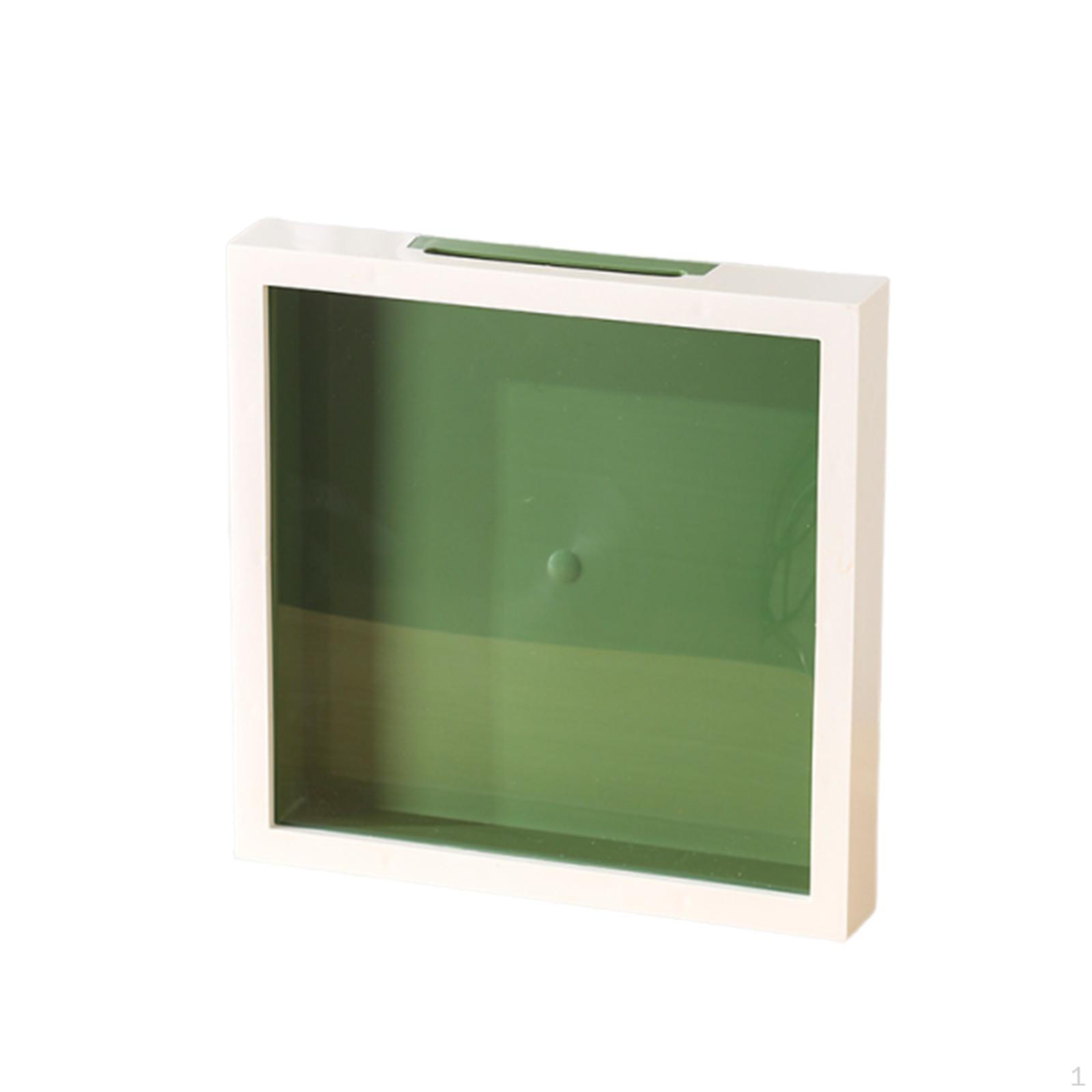 

Compact, Lightweight, Square Frame for Cinema Tickets And Artwork Beige and Green