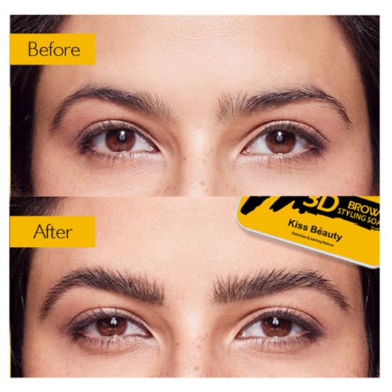 Long Lasting Waterproof Brow Setting Eyebrow Dyeing Cream with Brush Makeup Kit
