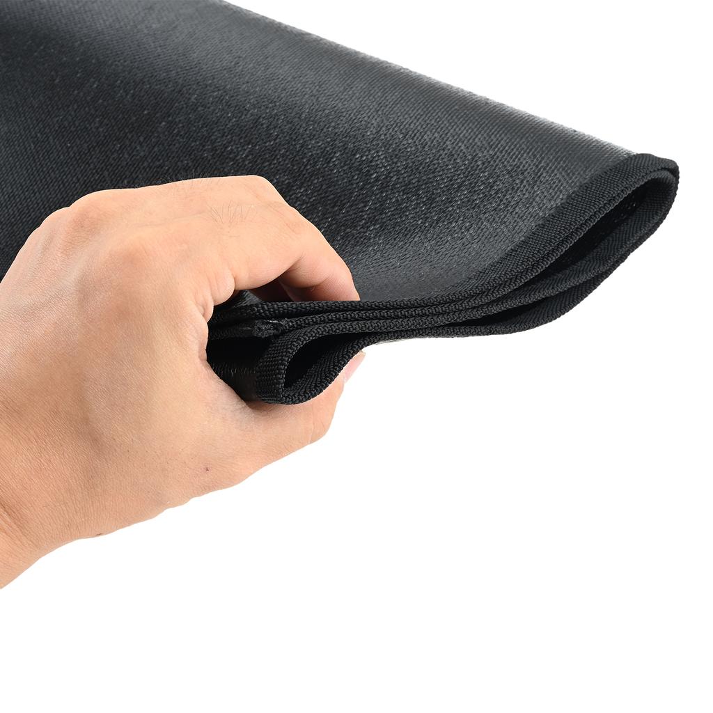 Semi-circular Fireplace Fireproof Mat Wood Stove Fiberglass Carpet Protection Silicone Flame-Retardant Insulation Pad 100/80cm