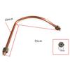 Luftkompressor Schlauch G3/8" Gewinde Ersatz Luftleitung Luftpumpe Teile Sechskantmutter Luftkompressor Kupfer Auspuffrohr