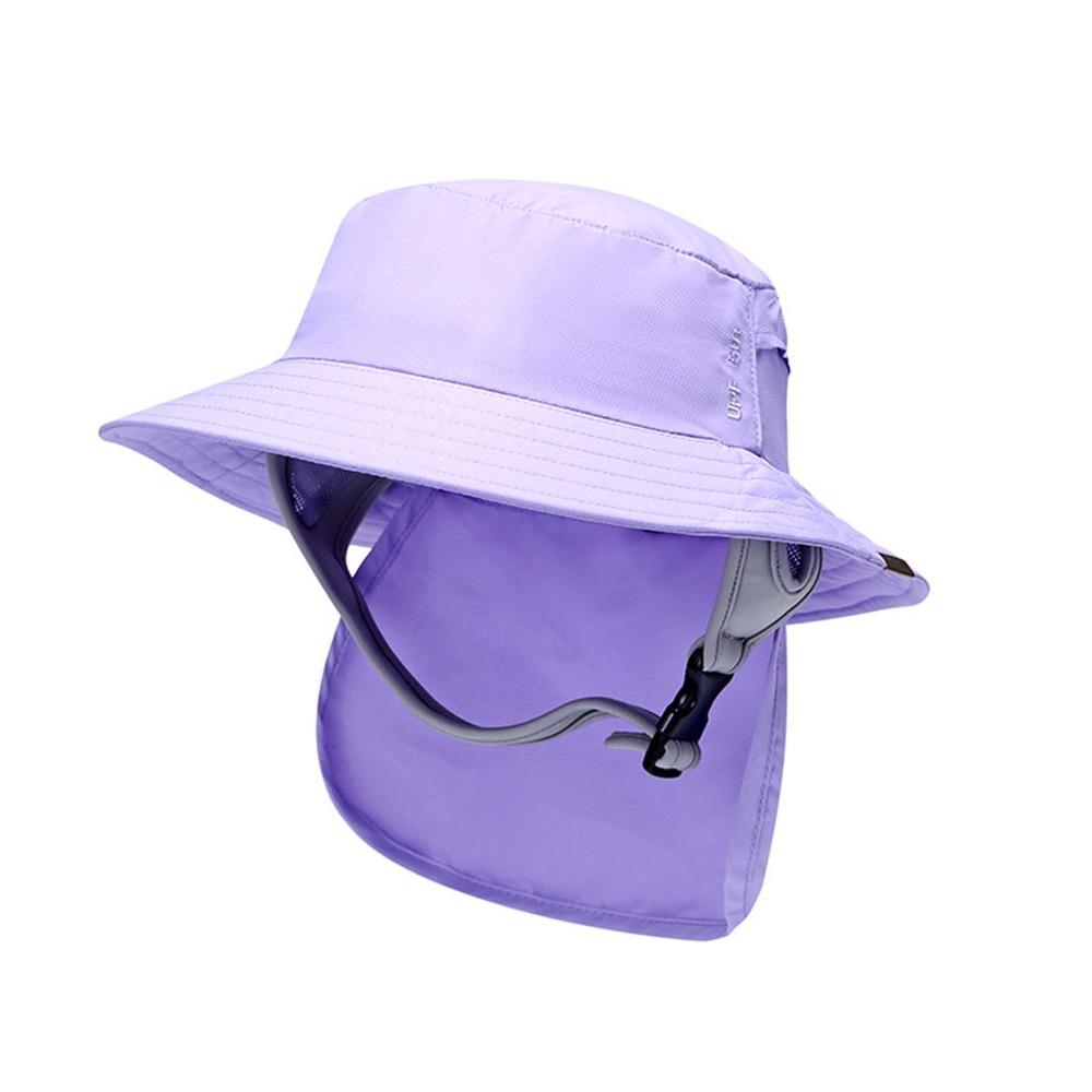 Breathable Surfing Backet Hat Wide-brimmed Fisherman Cap Summer Beach Ladies Sun Hat  Water Sport