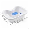 Hair Wash Basin with Headrest Bedside Shampoo Lyingdown Bowl for Bedbound Patients,