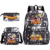 Dragon Ball Super Z Printed Backpack 3-Piece Set Casual Outdoor School Bag 3-Piece Set