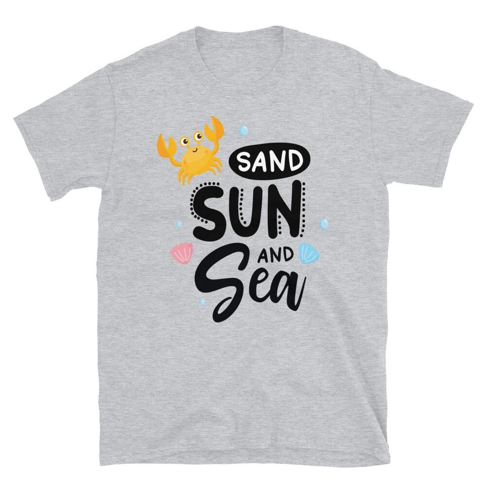 Sand Sun And Sea Nautical Summer T-Shirt 4XL