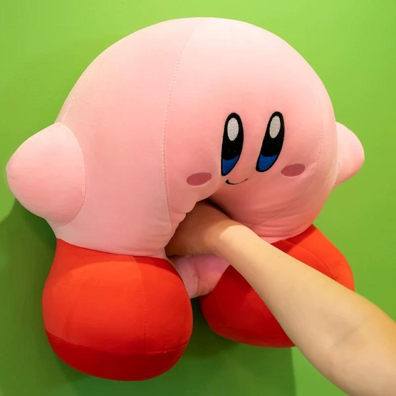 Kirby Plush Toys Kawaii Anime Star Kirby Stuffed Doll Office Nap Bedding Portable Travel Blanket Girl Birthday Gift