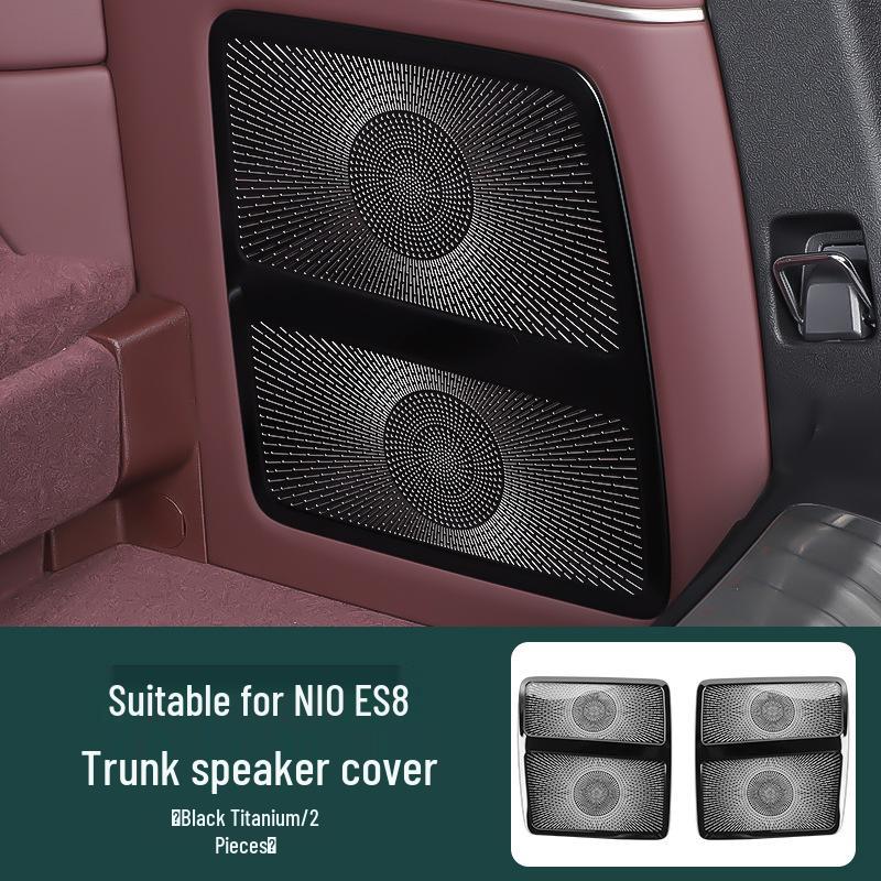 

Compatible with 26 Nio ES8 models: Trunk Speaker Cover Vent Air Conditioning Dust Cover - Car Interior Modification Accessories