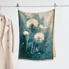 Autumn and winter new double-sided color oil painting series imitation cashmere thickened warm scarf women's air conditioner shawl