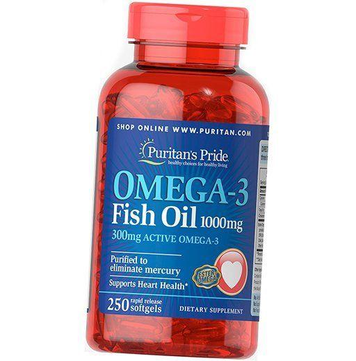Omega 3, Omega-3 Halolaj 1000, Puritan's Pride 100 lágykapszula (67367007)