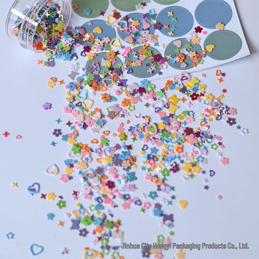 Macaron Irregular Shape Glitter for DIY Nail Art & Accessories