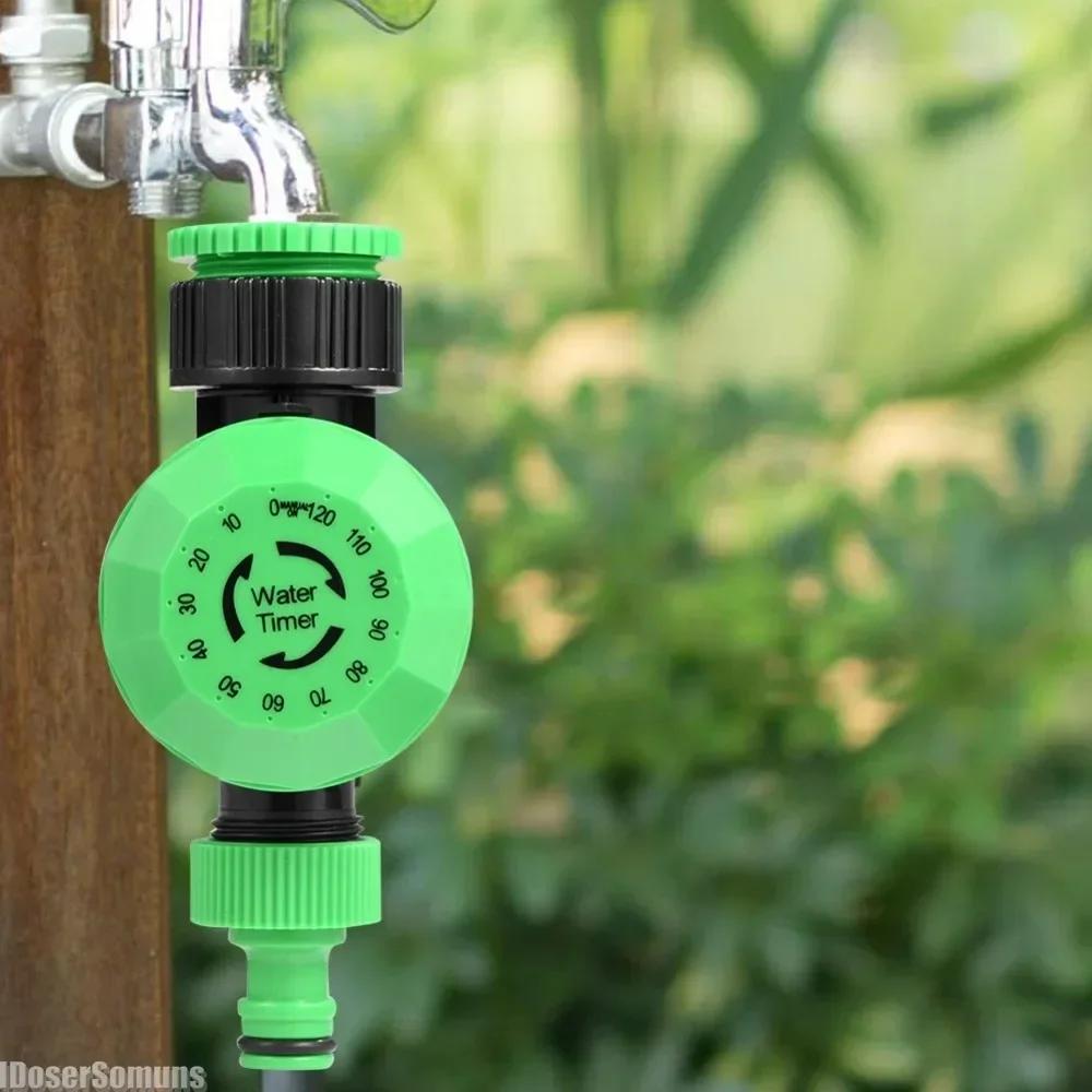 Instrument exterior temporizat controler de apă irigare temporizator plastic 2 120 minute furtun temporizator de apă robinet aspersoare automată grădină