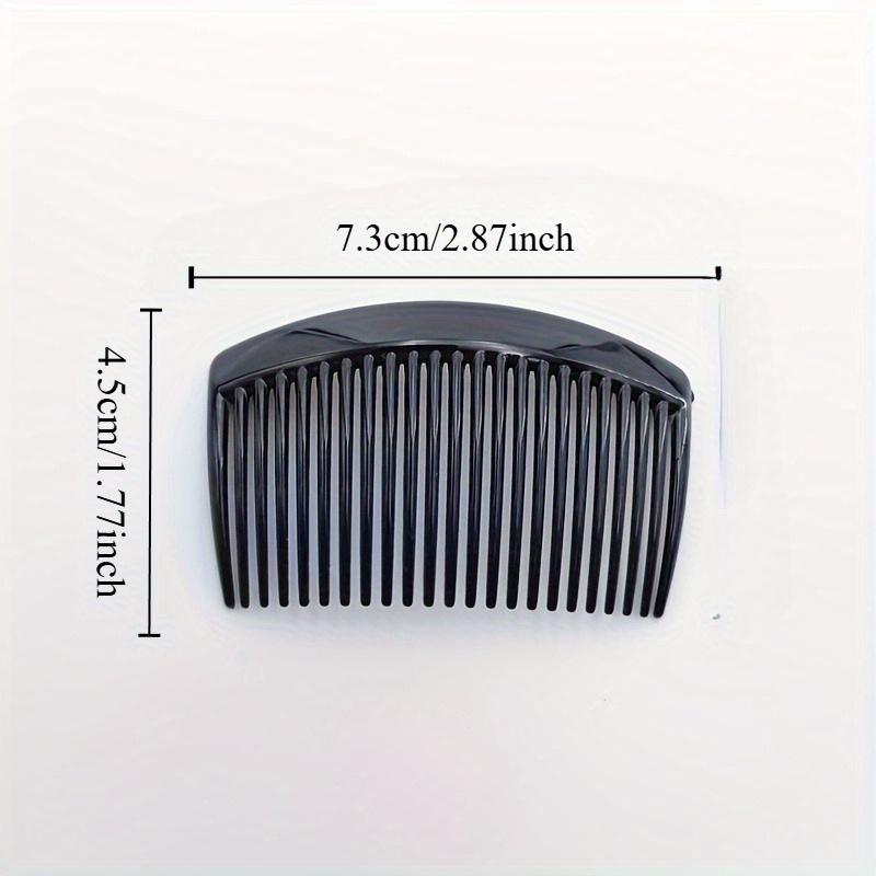  Pettine per Capelli Semplice a 23 Denti Pettine Laterali per Capelli alla Francese Pettine Antiscivolo per Capelli Accessori per lo Styling dei Capelli per Donne Ragazze