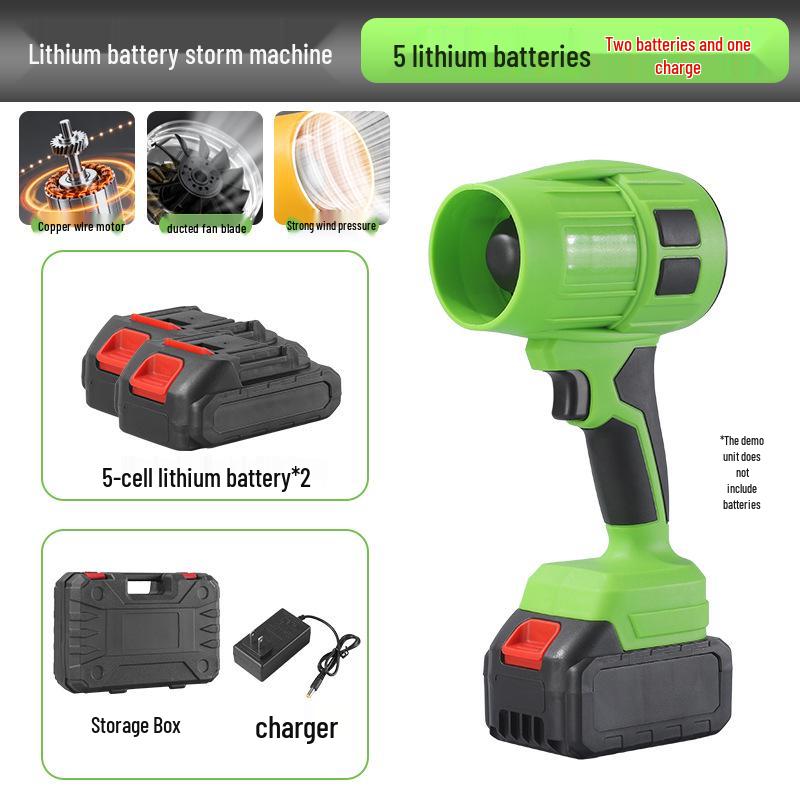 High-Power Portable Lithium Hair & Dust Blower Fan