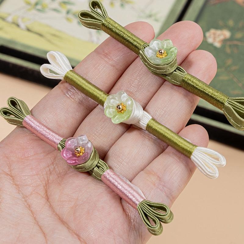 5Pcs Traditional Cheongsam Knot Button Flower Chinese Closures Buttons Sewing Fasteners for Clothing Decoration