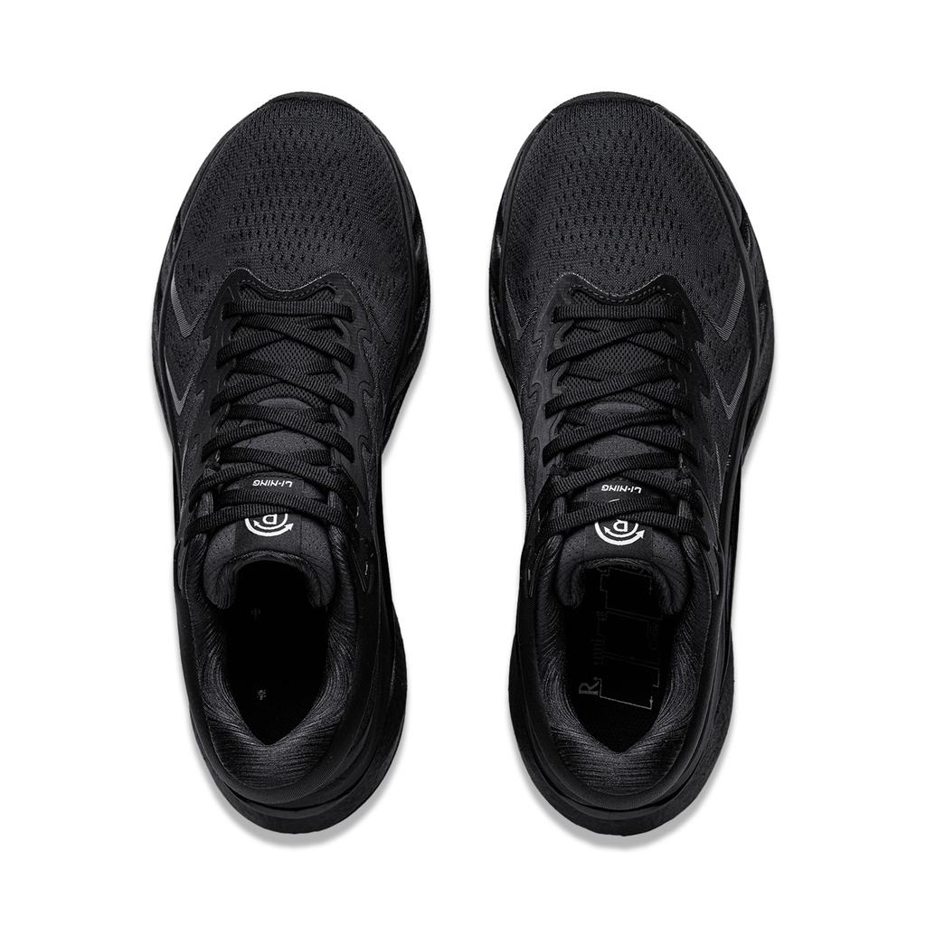 Li Ning Cushioning, Wear Resistant Low top Running Shoes Men's Black AZGU005-1