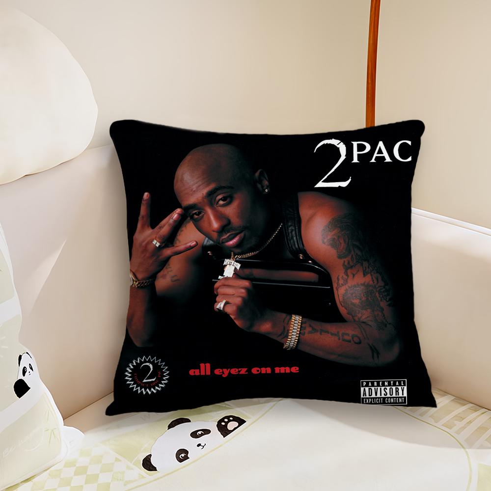 2Pac T-Tupac S-Shakur All Eyez On Me Kissenbezug Wohnzimmer Sofakissenbezug Geeignet für Zuhause Schlafzimmer Raumdekoration