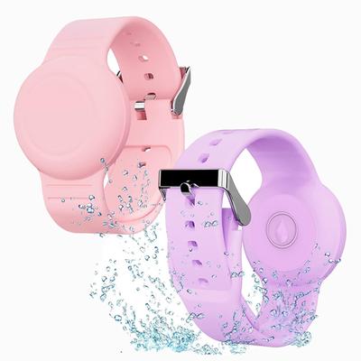 New Soft Silicone Kid Wristband for Apple Air Tag Lightweight GPS Tracker Holder Waterproof Child GPS Tracker Protector Bracelet
