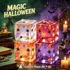 Halloween Maltose Ice Cube Squishy Toy Pumpkin Spider Pattern Slow Rebound Stress Relief Squeeze Vent Fidget Party Gifts Toy