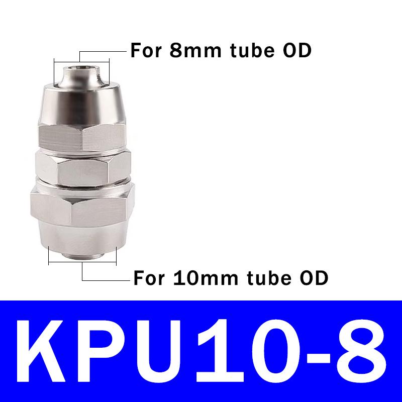 10Pcs PU-4 6 8 10 12 14 16 MM OD Hose Tube Connect PU Tube Direct Pneumatic Connector Quick Fast Twist Air Hose Tube Fitting