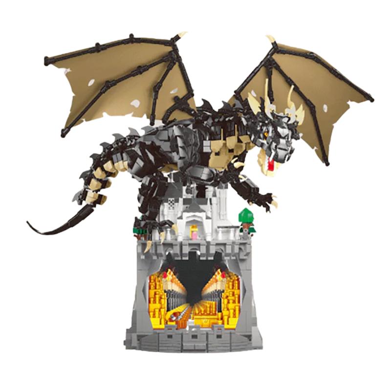2363PCS Creative Expert Dragon's Cryptic Cache Building Model,Treasure Adventure Blocks Assembly Brick Model Kit Adult Kids Gift