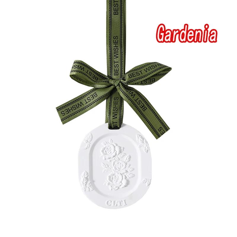 Portable Aromatherapy Plaster Wax Tablet New Creative Car Fragrance Pendant Solid Air Freshener Carved Fragrance Hanging