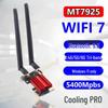 MT7925 Tri-band PCIe Network Card - WIFI7 Gigabit 5G/6G for Desktop